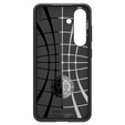Etui Spigen do Samsung Galaxy S25+ Plus, Liquid Air, czarne + Szkło Hartowane 9H
