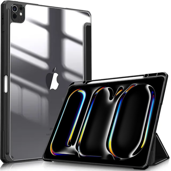 Etui do iPad Pro 11" 2024 (5 gen.), Smartcase Hybrid, z miejscem na rysik, czarne
