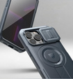Dexnor – magnetyczne etui z osłoną aparatu do iPhone 13 Pro - niebieskie