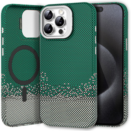 Etui do iPhone 15 Pro, Frame Kickstand, do MagSafe, Sand Green