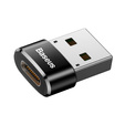 Adapter Baseus Mini OTG USB-A – USB-C, czarny