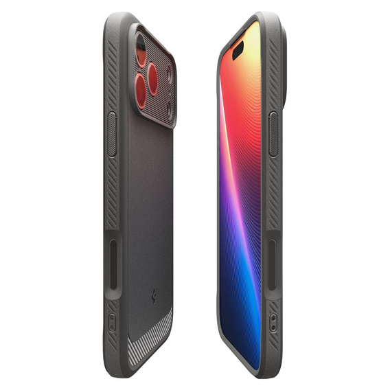 Etui Spigen Rugged Armor MagSafe do iPhone 17 Pro Max, Grey
