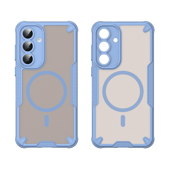 Etui pancerne do Samsung Galaxy S25 FE, do MagSafe, matowe, czarne