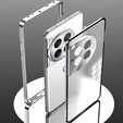 Etui do OnePlus 13R, Frame Case, srebrne