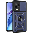 Etui pancerne do Infinix Note 12 2023, CamShield Slide, niebieskie