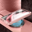 Etui pancerne do iPhone 13 Pro, Dexnor Full Body, różowe rose gold