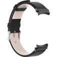 Pasek Skórzany do Samsung Galaxy Watch 4/5/6 40/42/43/44/45/46/47mm, Czarny