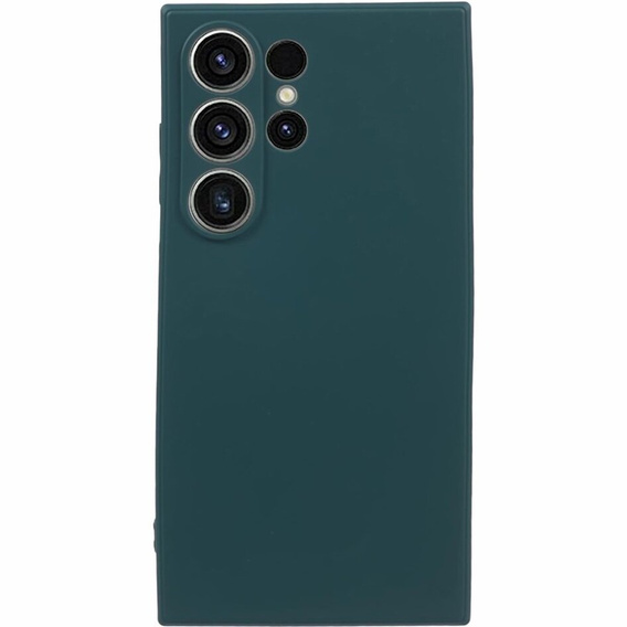 Etui do Samsung Galaxy S24 Ultra, Silicone Lite, zielone