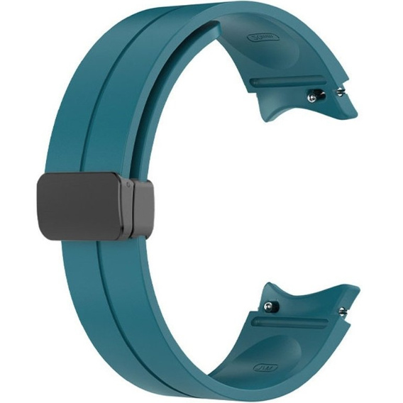 Pasek Silikonowy do Samsung Galaxy Watch 4/5/6 40/42/43/44/45/46/47mm, Ciemny niebieski