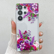 Etui do Samsung Galaxy S25 Ultra – kwiaty, fioletowe