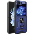 Etui pancerne do Samsung Galaxy Z Flip5 5G, Nox Case Ring, niebieskie