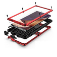 Etui do Samsung Galaxy Note 20 Ultra, R-JUST, pancerne, czerwone
