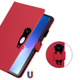 Etui do Lenovo Tab M10 Plus 10.6 Gen 3, z klapką, animal, czerwone