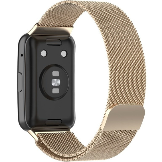 Pasek Bransoleta Milanese do Huawei Watch Fit, Szampański