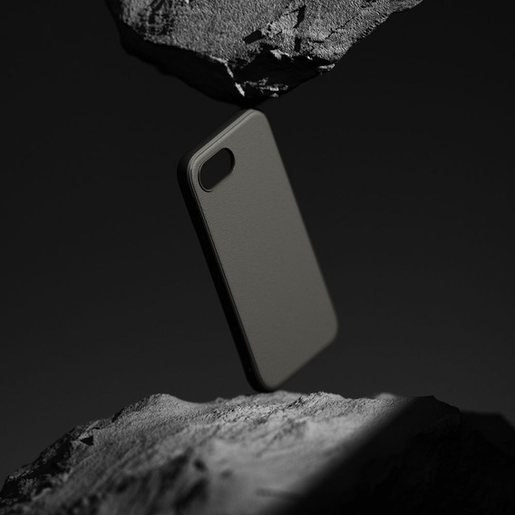 Etui Ringke do Iphone 16E, Onyx, Szare + Szkło Hartowane 9H