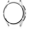 2w1 Etui + Szkło Hartowane do Samsung Galaxy Watch 6 40mm, Srebrne