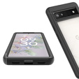 Etui do Google Pixel 6a, Shockproof, z folią, czarne