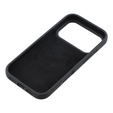 Etui silikonowe do iPhone 17 Pro, do MagSafe, antywstrząsowe, czarne