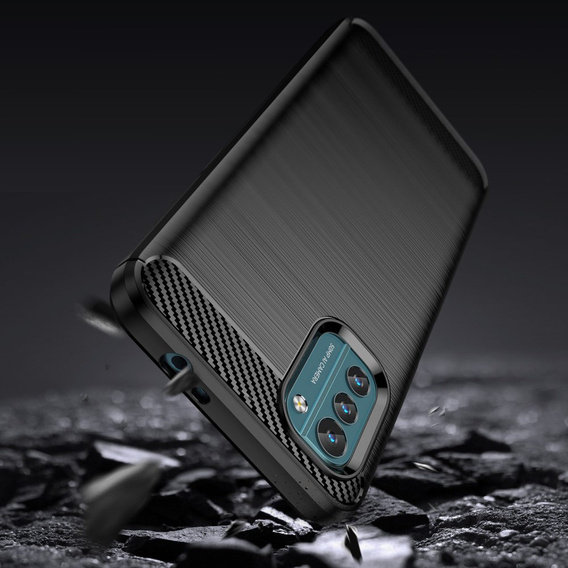 Etui do Nokia G11 / G21, Karbon, czarne