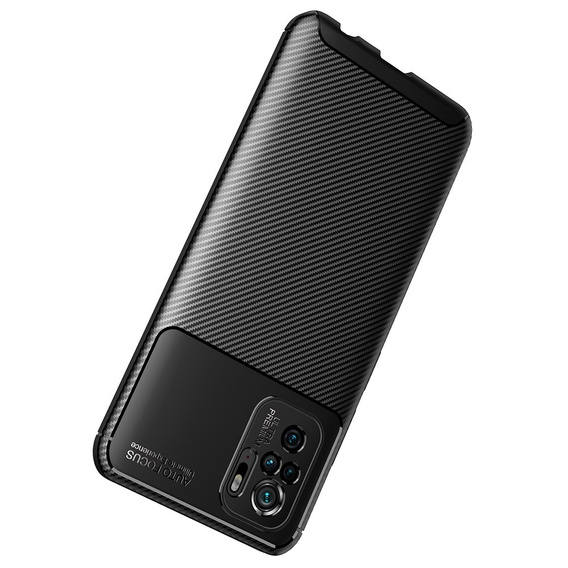 Etui do Xiaomi Redmi Note 10/10S, Carbon Gel, czarne