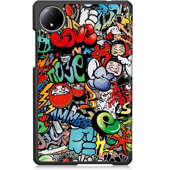 Etui do Xiaomi Redmi Pad SE 8.7", Smartcase, graffiti
