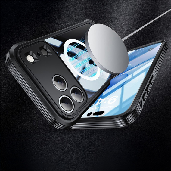 Etui Shockproof ze szkłem do MagSafe do iPhone 17 Pro Max