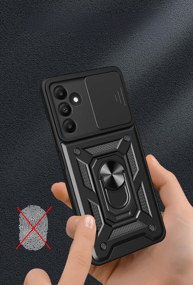 Etui pancerne do Samsung Galaxy M15 5G, CamShield Slide, czarne