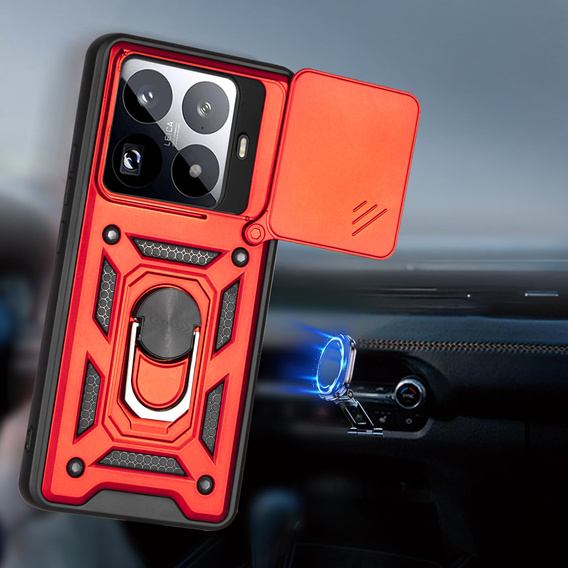 Etui pancerne CamShield Slide z osłoną aparatu i ringiem do Xiaomi 15T Pro