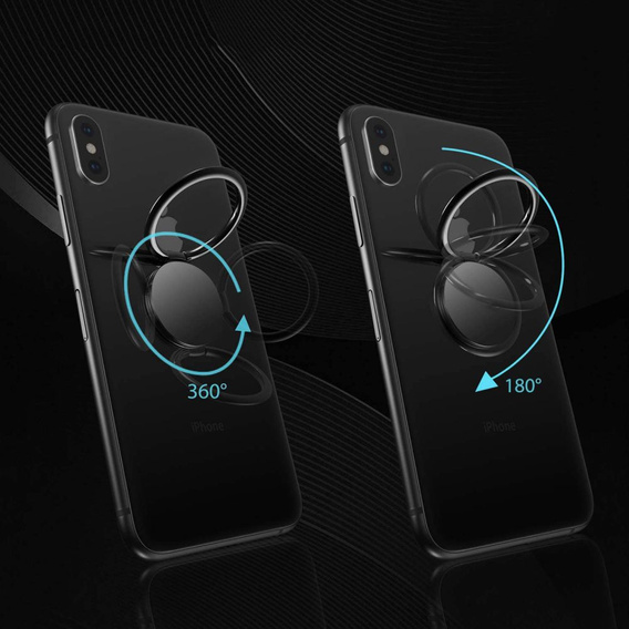 Tech-Protect Magnetic Phone Ring Uchwyt na palec, Black