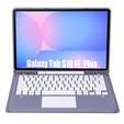 Futerał z klawiaturą bezprzewodową i touchpadem do tabletu Samsung Galaxy Tab S10 FE+ Plus X620/X626B - fioletowy