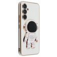 Etui do Samsung Galaxy A54 5G, Astronaut, białe