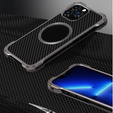 Etui R-JUST do iPhone 13 Pro, pancerne, do MagSafe, czarne