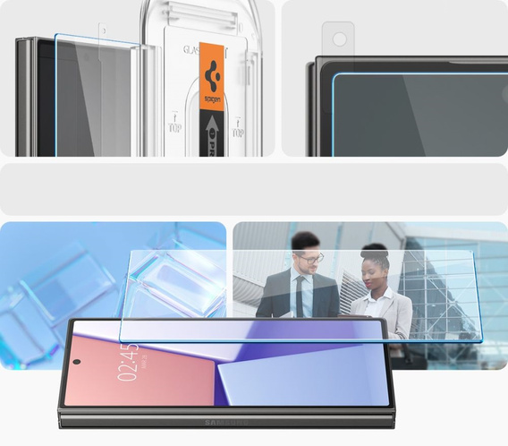 SPIGEN Szkło Hartowane do Samsung Galaxy Z Fold 6 , Glas.TR EZ Fit (2 sztuki)