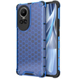 Etui Honeycomb do Oppo Reno 10 5G, pancerne, niebieskie