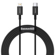 Baseus Superior PD – kabel USB-C do Lightning 2 m, 20W, czarny