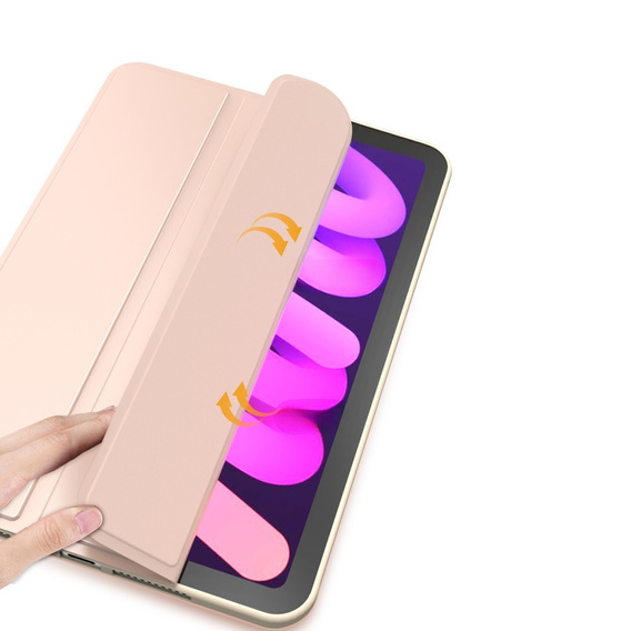 Etui do iPad mini 8.3" 2021 (6 gen.) / iPad mini 8.3" 2024 (7 gen.), Smartcase, różowe