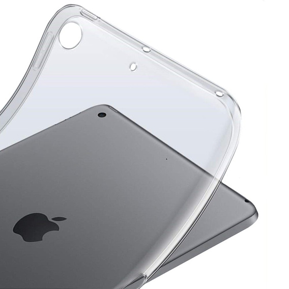 Etui do iPad 10.2" 2021/2020/2019 (9/8/7 gen.), Silikonowe, przezroczyste