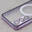 Etui Magnetic Dual Glass MagSafe do Samsung Galaxy S23, fioletowe