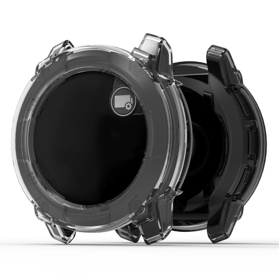 Osłona ochronna z TPU do Garmin Instinct 3 Solar / Instinct 3 AMOLED 45mm – przezroczysta czarna