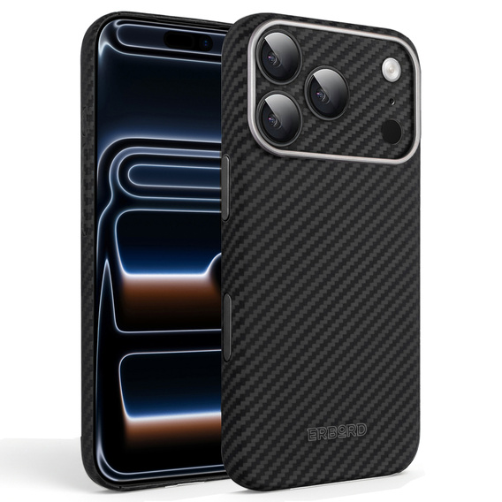 Etui ERBORD Full Kevlar do MagSafe do iPhone 17 Pro