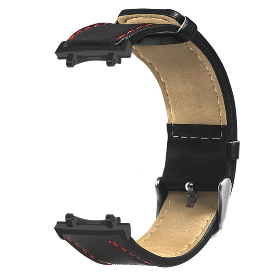 Skórzany pasek do Amazfit T-Rex 3 - Czarny