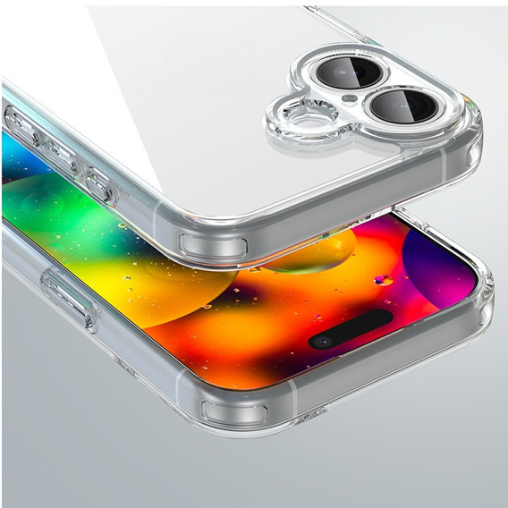 Etui do iPhone 17, z osłoną aparatu, przezroczyste