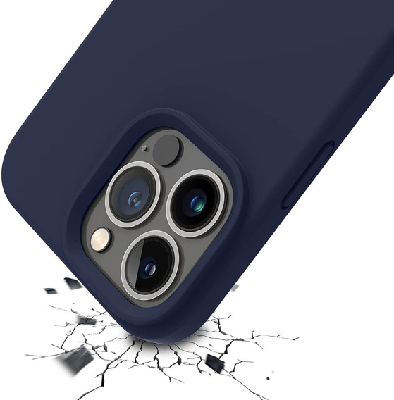 Etui Silicone do iPhone 14 Pro Max, Dark Blue