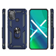 Etui pancerne do Motorola Moto G50, Nox Case Ring, niebieskie