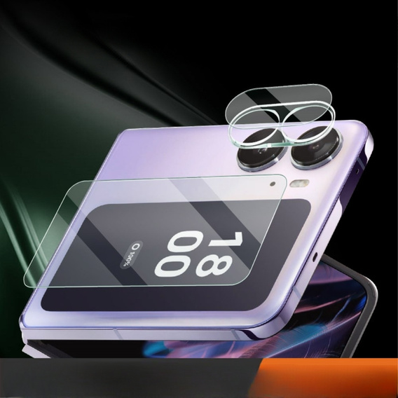 IMAK Szkło na tylni ekran + aparat do Oppo Find N2 Flip 5G