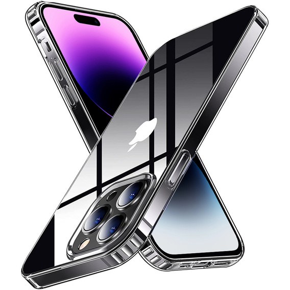 Etui do iPhone 14 Pro, Fusion Hybrid, przezroczyste
