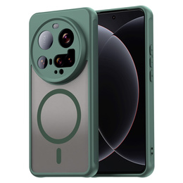 Etui do Xiaomi 15 Ultra, do MagSafe, ERBORD Matt Case, zielone