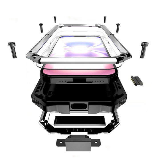 Etui pancerne z podstawką R-JUST do iPhone 17