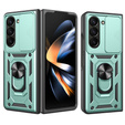 Etui pancerne do Samsung Galaxy Z Fold5 5G, CamShield Slide, zielone