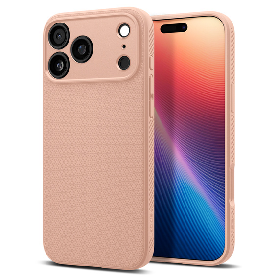 Etui Spigen Liquid Air do iPhone 17 Pro Max, Rose Titanium